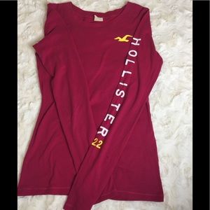 Hollister long sleeve shirt size small